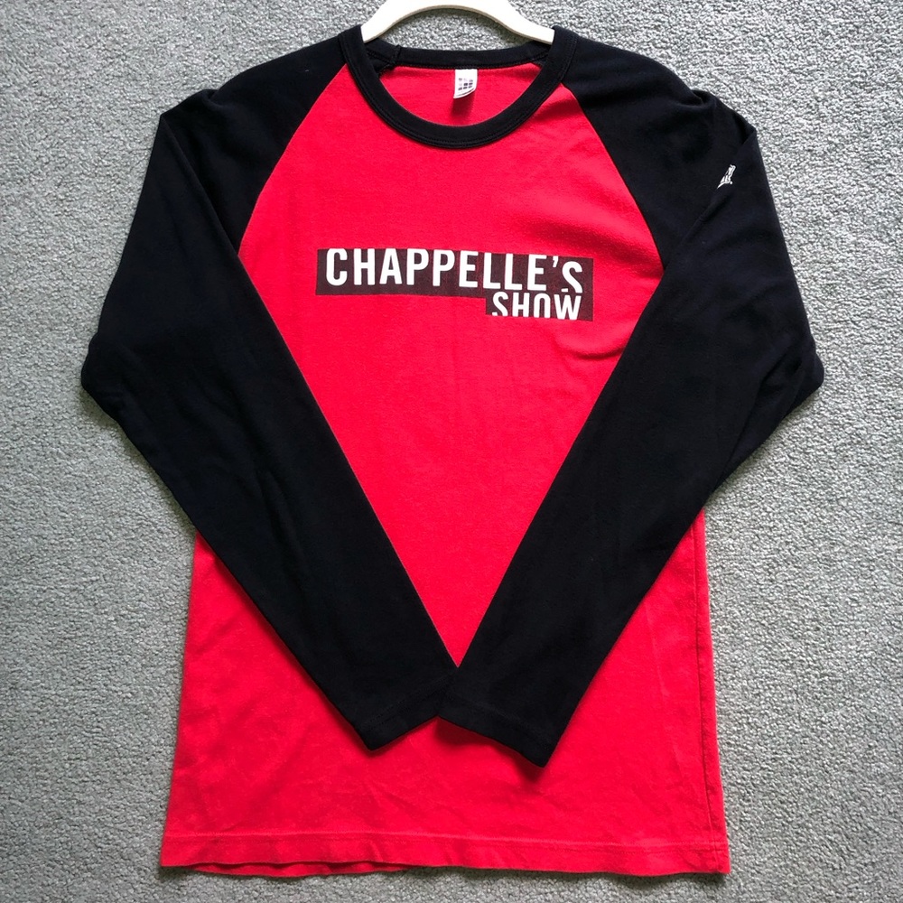 Vintage 2003 Chappelles Show Promo Raglan Shirt